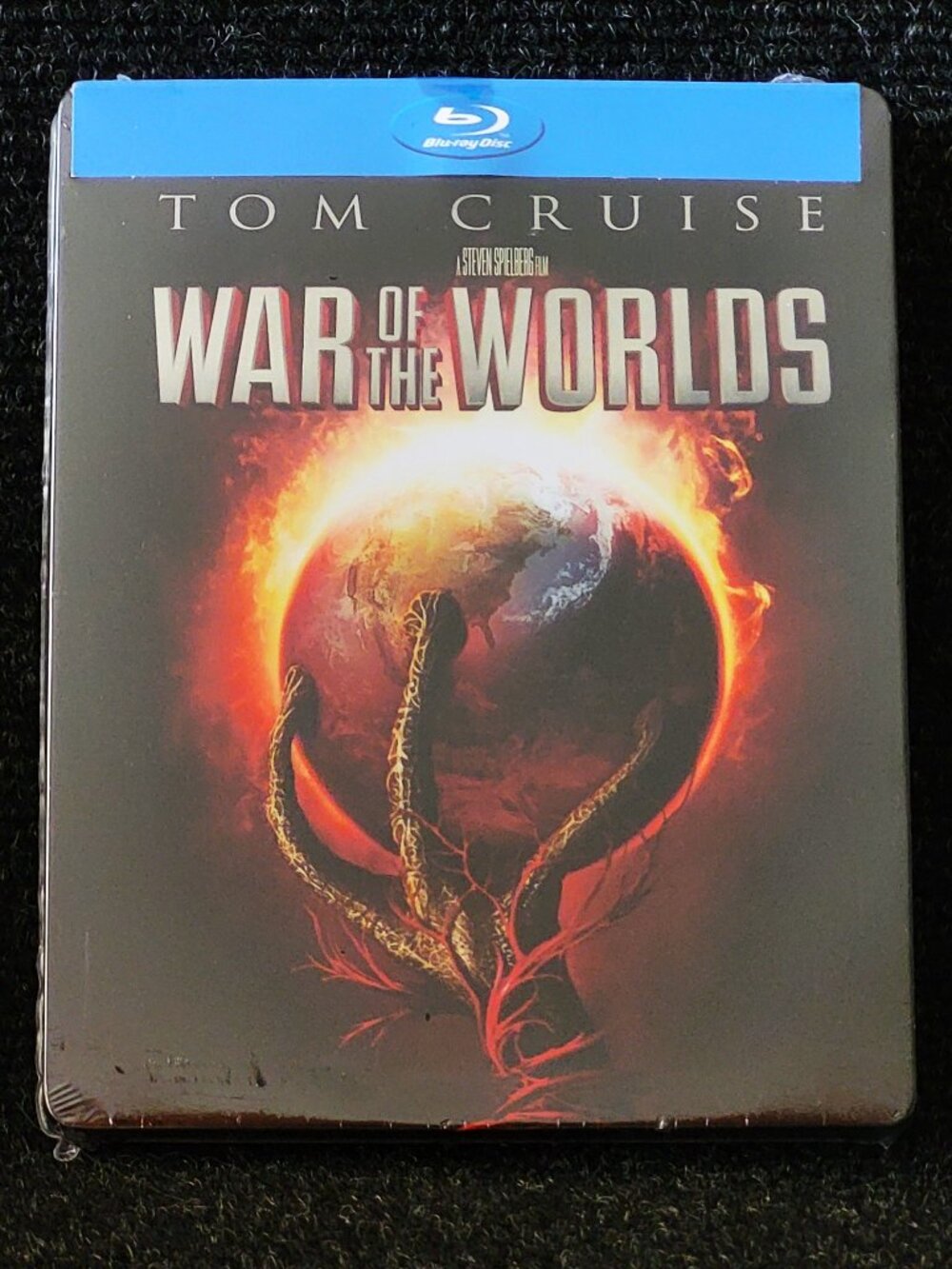 *NEW* WAR OF THE WORLDS Blu-ray Steelbook 2005 Tom Cruise Steven Spielberg